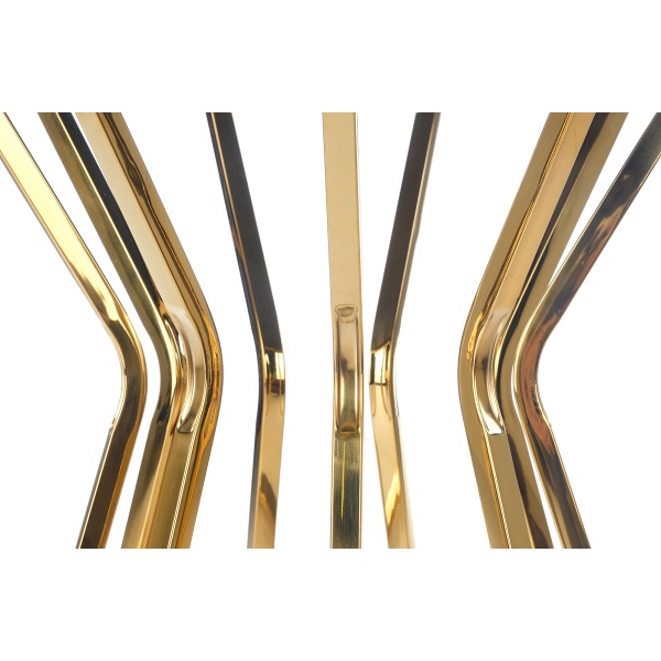 Ława AFINA S , lustro / złoty - Halmar