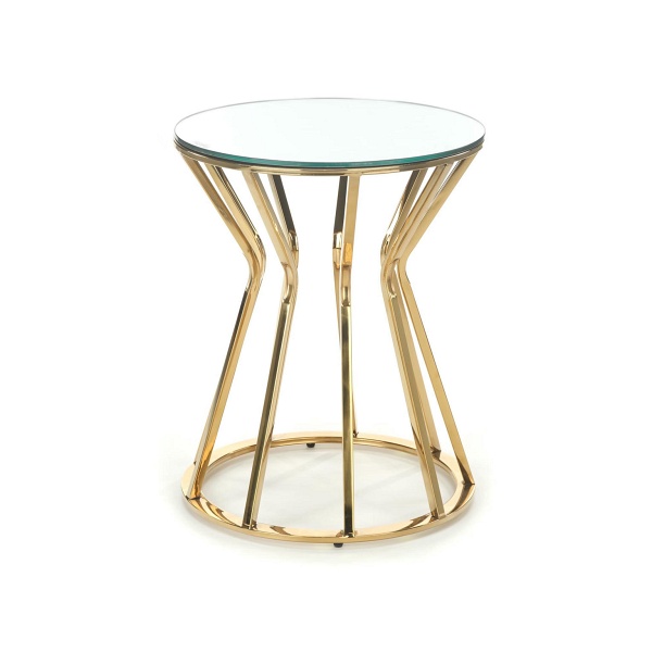 Ława AFINA S , lustro / złoty - Halmar