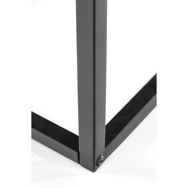 Ława VESPA blat naturalny, nogi: czarny - Halmar