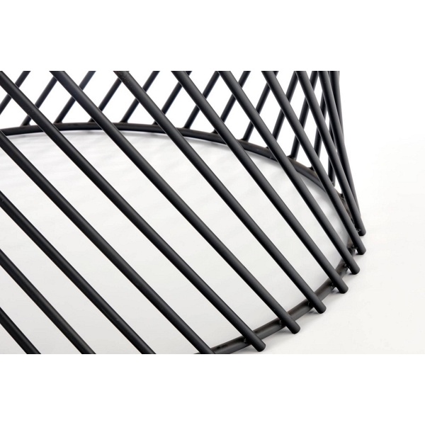 Ława MINERWA 2 blat - dąb złoty, stelaż - czarny - Halmar