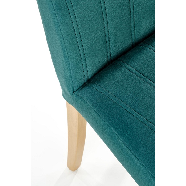 Krzesło DIEGO 3 dąb miodowy / tap. velvet pikowany Pasy - MONOLITH 37 - Halmar