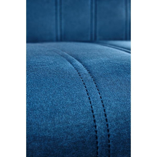 Krzesło DIEGO 3 dąb miodowy / tap. velvet pikowany Pasy - MONOLITH 77 - Halmar