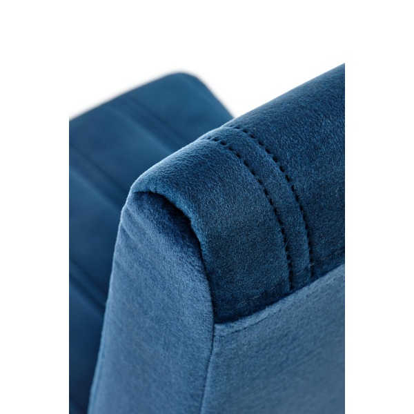 Krzesło DIEGO 3 dąb miodowy / tap. velvet pikowany Pasy - MONOLITH 77 - Halmar