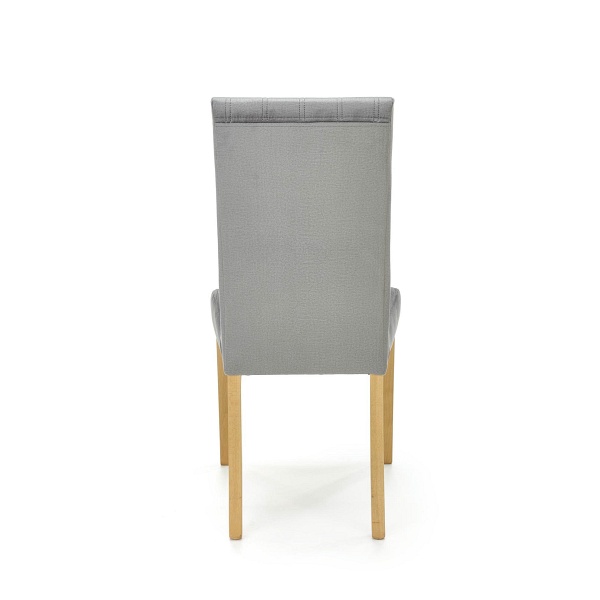 Krzesło DIEGO 3 dąb miodowy / tap. velvet pikowany Pasy - MONOLITH 85 - Halmar