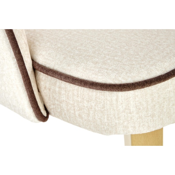 Krzesło MARINO dąb miodowy / tap. MONOLITH 04 - Halmar