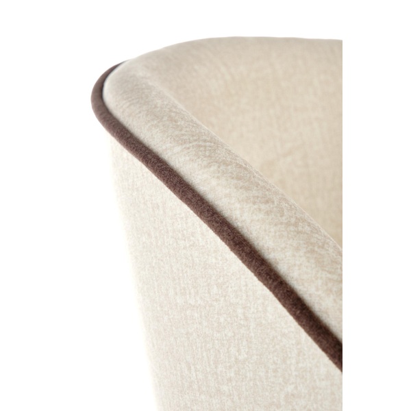 Krzesło MARINO dąb miodowy / tap. MONOLITH 04 - Halmar