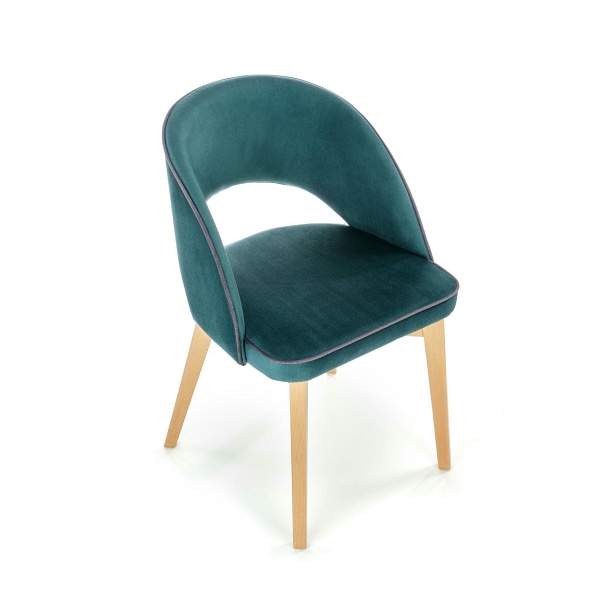 Krzesło MARINO dąb miodowy / tap. MONOLITH 37 - Halmar