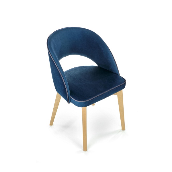 Krzesło MARINO dąb miodowy / tap. MONOLITH 77 - Halmar