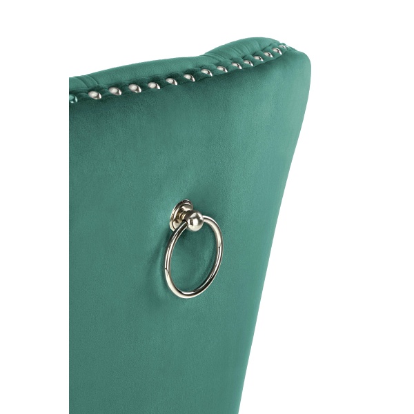 Krzesło MIYA czarny / tap: ciemny zielony - Halmar