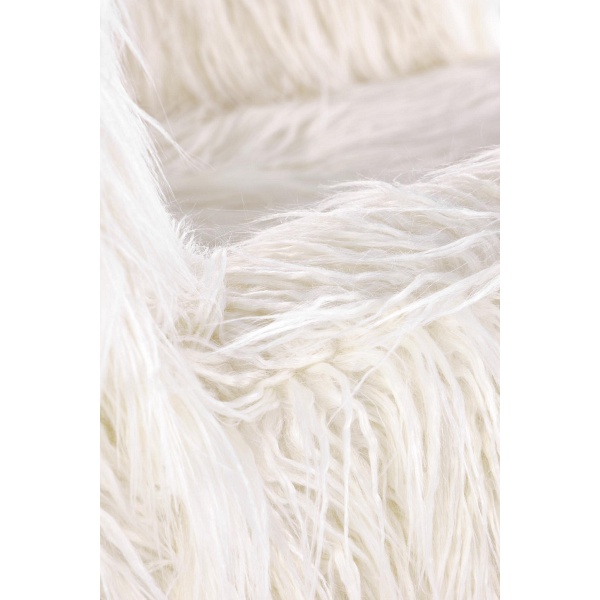 Fotel AUSTIN wypoczynkowy kremowy / czarny / naturalny - Halmar