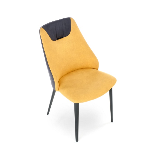 Krzesło K470 musztardowy/c.popiel - Halmar