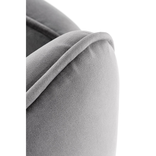 Fotel BRASIL wypoczynkowy popielaty / czarny - Halmar