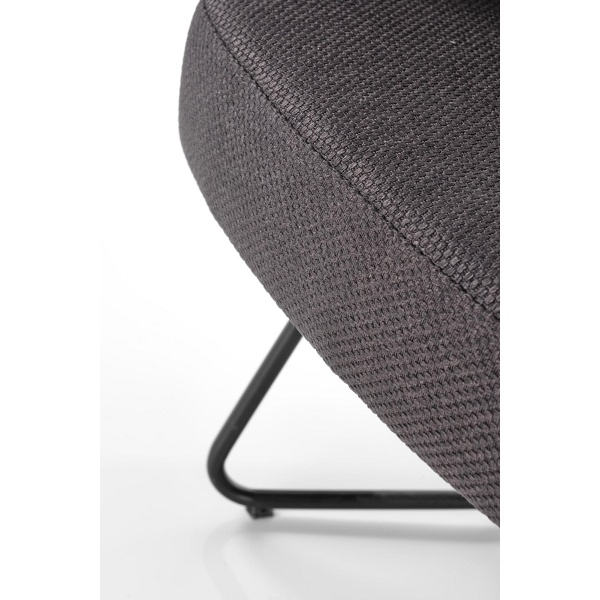 Fotel CHILLOUT wypoczynkowy ciemny popiel / orzech amerykański/ czarny - Halmar