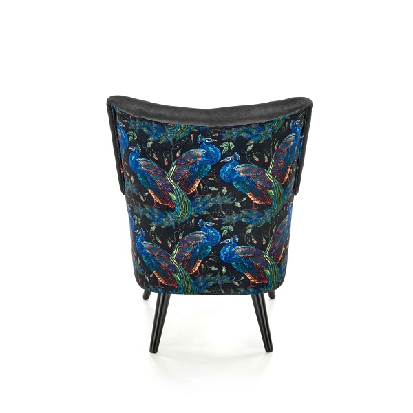 Fotel PAGONI wypoczynkowy czarny - Halmar