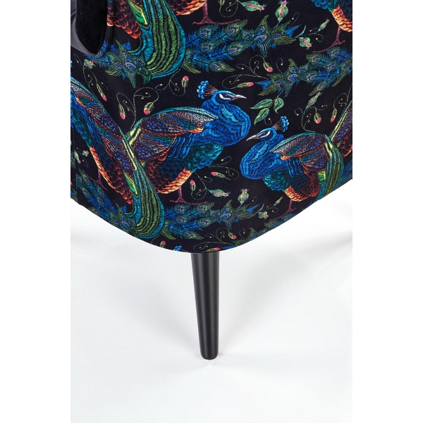 Fotel PAGONI wypoczynkowy czarny - Halmar