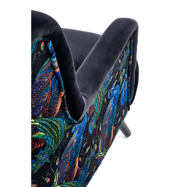 Fotel PAGONI wypoczynkowy czarny - Halmar