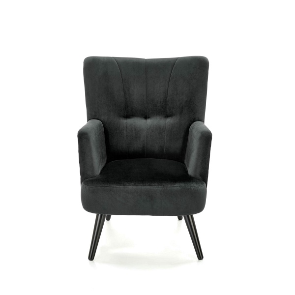 Fotel PAGONI wypoczynkowy czarny - Halmar