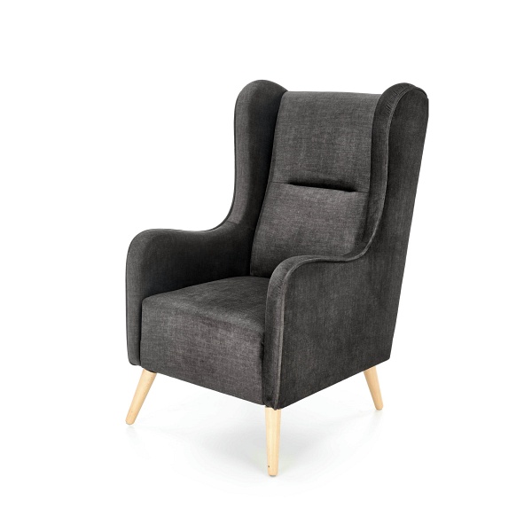 Fotel CHESTER 2 wypoczynkowy antracytowy - Halmar