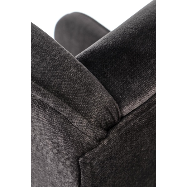 Fotel CHESTER 2 wypoczynkowy antracytowy - Halmar