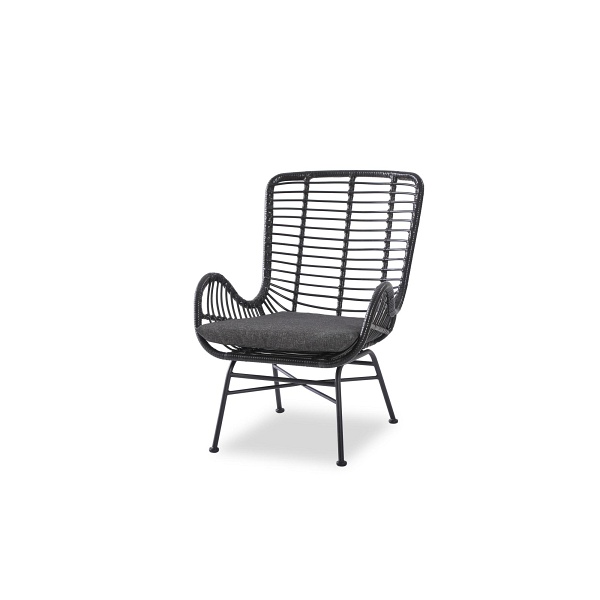 Fotel IKARO 2 czarny / popielaty - Halmar