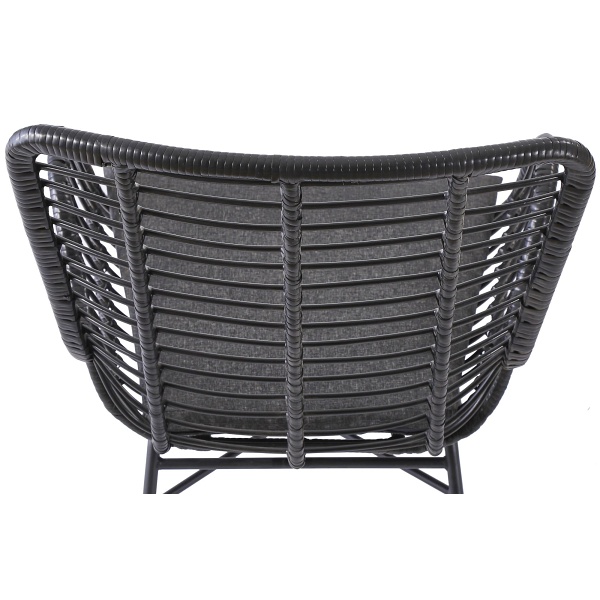 Fotel IKARO 2 czarny / popielaty - Halmar