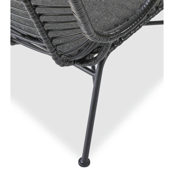 Fotel IKARO 2 czarny / popielaty - Halmar