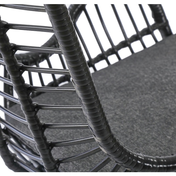 Fotel IKARO 2 czarny / popielaty - Halmar