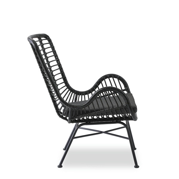 Fotel IKARO 2 czarny / popielaty - Halmar