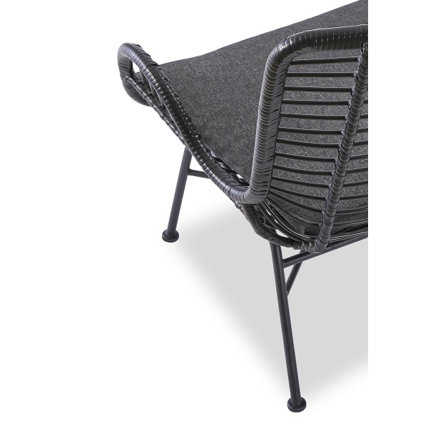 Fotel IKARO 2 czarny / popielaty - Halmar