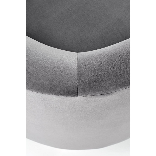 Fotel CLUBBY 2 wypoczynkowy popielaty / naturalny - Halmar