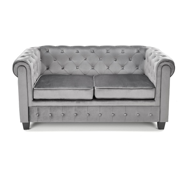 Fotel ERIKSEN XL wypoczynkowy popielaty / czarny - Halmar