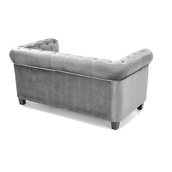 Fotel ERIKSEN XL wypoczynkowy popielaty / czarny - Halmar