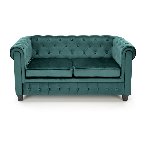 Fotel ERIKSEN XL wypoczynkowy ciemny zielony / czarny - Halmar