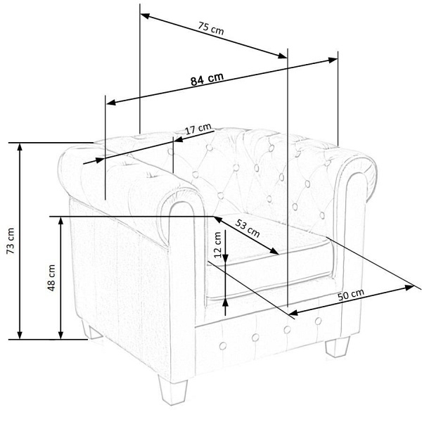 Fotel ERIKSEN wypoczynkowy ciemny zielony / czarny - Halmar