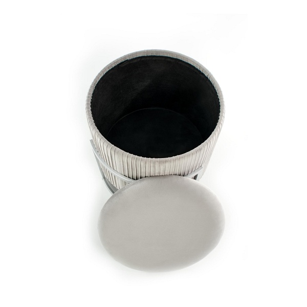 Pufa CRICKET jasny popiel - Halmar