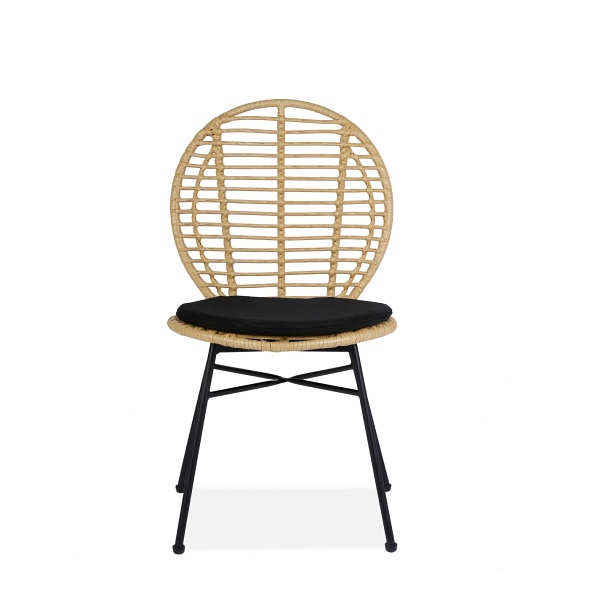 Krzesło K472 naturalny/czarny - Halmar