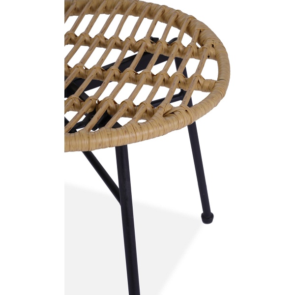 Krzesło K472 naturalny/czarny - Halmar