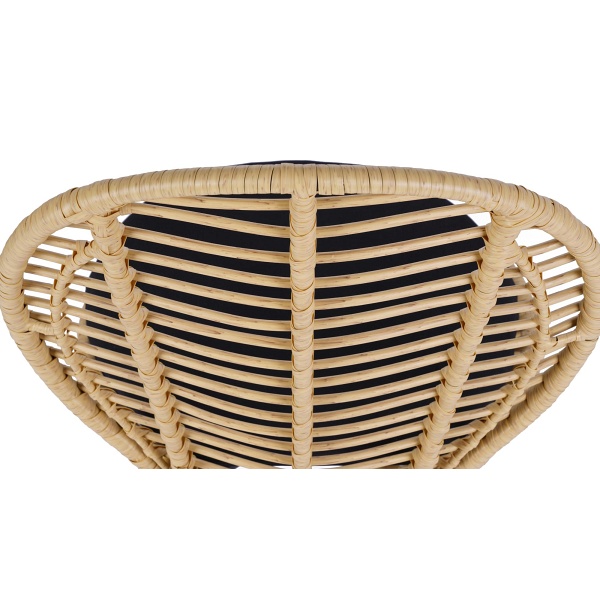 Krzesło K472 naturalny/czarny - Halmar