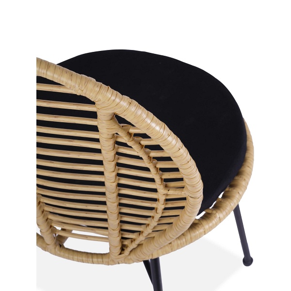 Krzesło K472 naturalny/czarny - Halmar