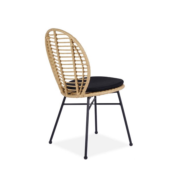 Krzesło K472 naturalny/czarny - Halmar