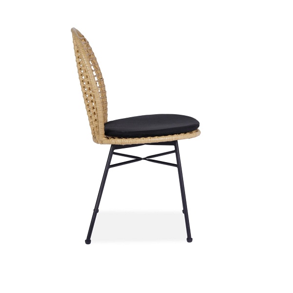 Krzesło K472 naturalny/czarny - Halmar
