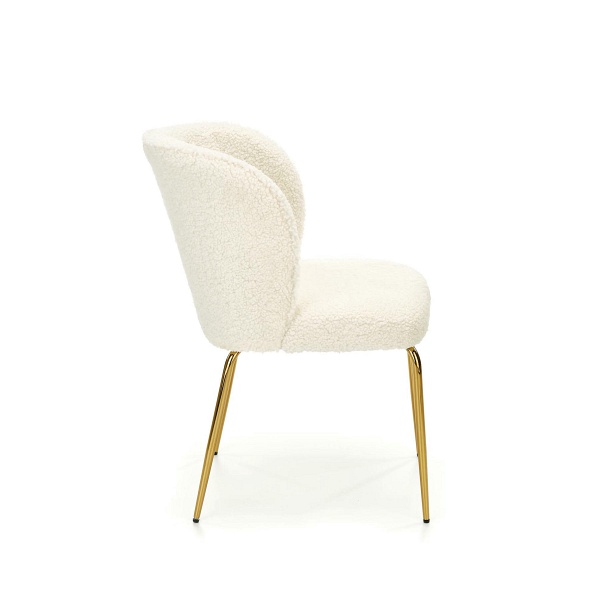 Krzesło K474 kremowy-złoty - Halmar