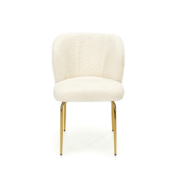 Krzesło K474 kremowy-złoty - Halmar