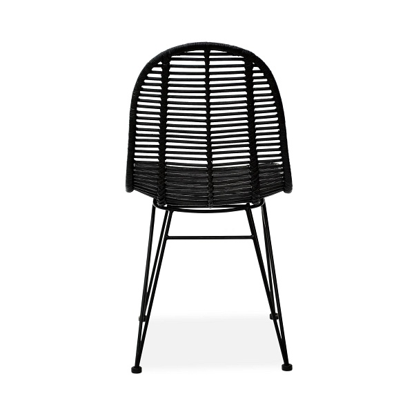 Krzesło K337 rattan czarny - Halmar