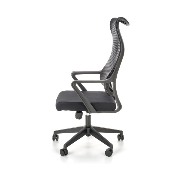 Fotel LORETO obrotowy, czarny - Halmar