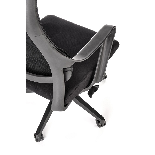 Fotel LORETO obrotowy, czarny - Halmar