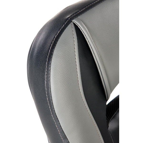 Fotel CASTANO obrotowy, popiel-czarny - Halmar