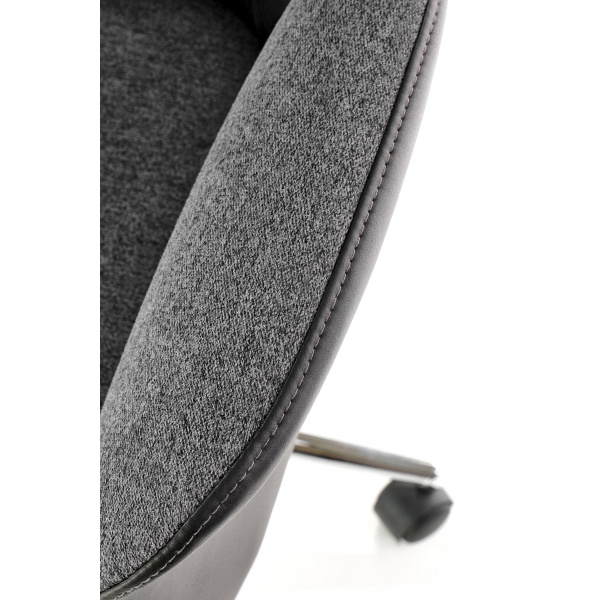 Fotel ARGENTO obrotowy, grafitowy-czarny - Halmar