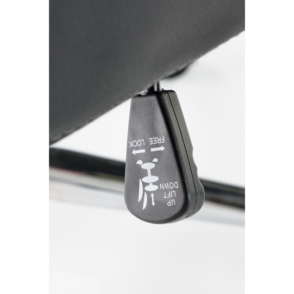 Fotel ARGENTO obrotowy, grafitowy-czarny - Halmar