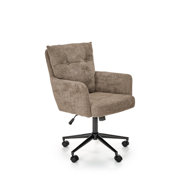 Fotel FLORES obrotowy, jasny brąz - Halmar